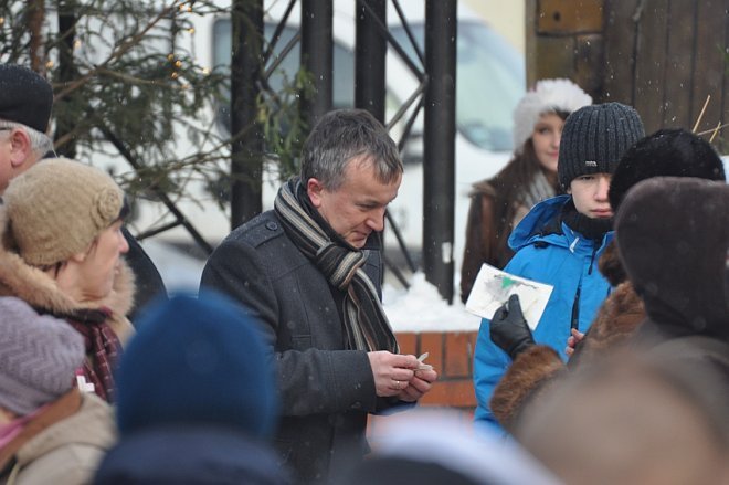 Wigilia miejska w Ostrołęce [22 XII 2012] - zdjęcie #17 - eOstroleka.pl