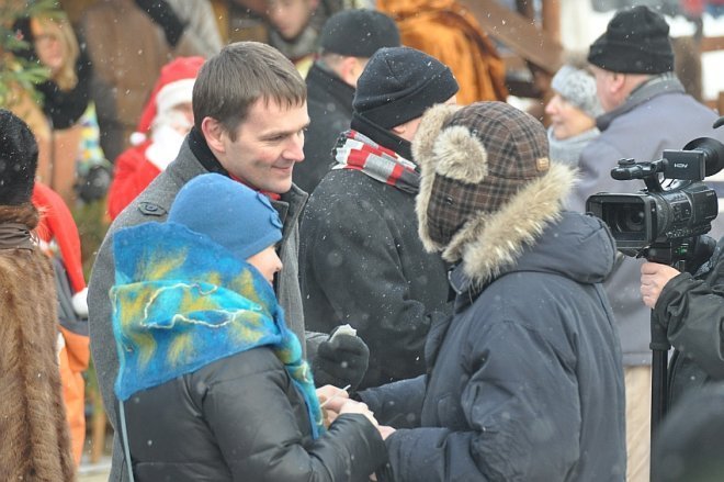 Wigilia miejska w Ostrołęce [22 XII 2012] - zdjęcie #13 - eOstroleka.pl