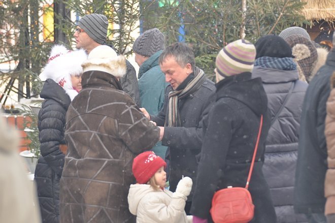 Wigilia miejska w Ostrołęce [22 XII 2012] - zdjęcie #3 - eOstroleka.pl