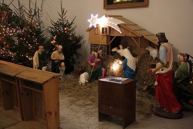 Szopki Bożonarodzeniowe w ostrołęckich parafiach [27 XII 2012] - zdjęcie #7 - eOstroleka.pl