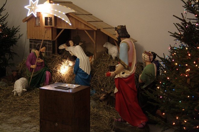 Szopki Bożonarodzeniowe w ostrołęckich parafiach [27 XII 2012] - zdjęcie #10 - eOstroleka.pl