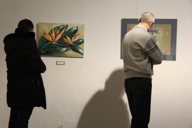 Wernisaz wystawy „Światło i Cień” [11 I 2013] - zdjęcie #16 - eOstroleka.pl
