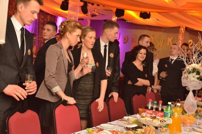 Studniówka 2013: Bal maturalny uczniów II SLO [13 I 2013]  - zdjęcie #126 - eOstroleka.pl