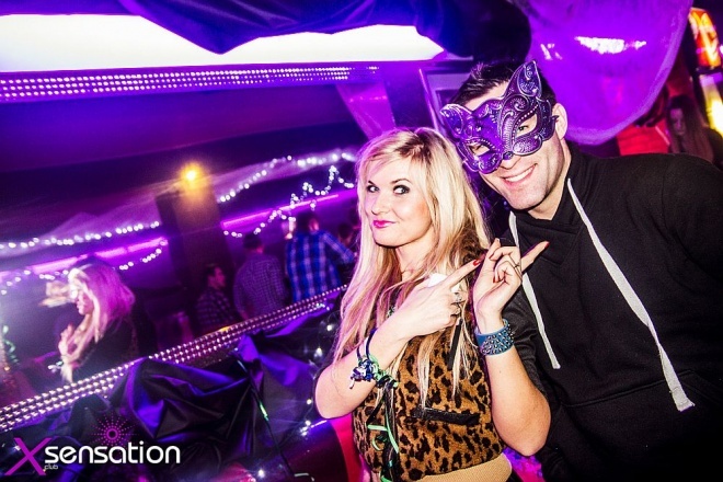 Karnawałowa impreza w klubie Xsensation [19.01.2013] - zdjęcie #15 - eOstroleka.pl