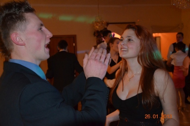 Studniówka w Zespole Szkół Powiatowych w Kadzidle [26.01.2013] - zdjęcie #54 - eOstroleka.pl