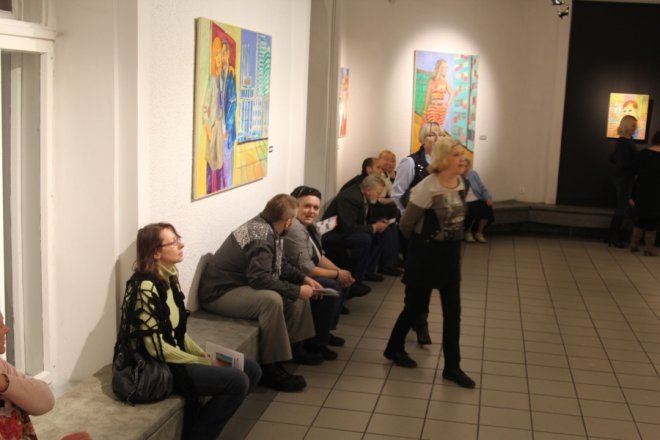 Wystawa obrazów Wojciecha Danisa w Galerii Ostrołęka [8 II 2013] - zdjęcie #18 - eOstroleka.pl