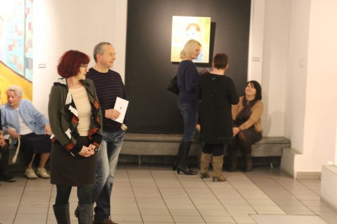 Wystawa obrazów Wojciecha Danisa w Galerii Ostrołęka [8 II 2013] - zdjęcie #17 - eOstroleka.pl