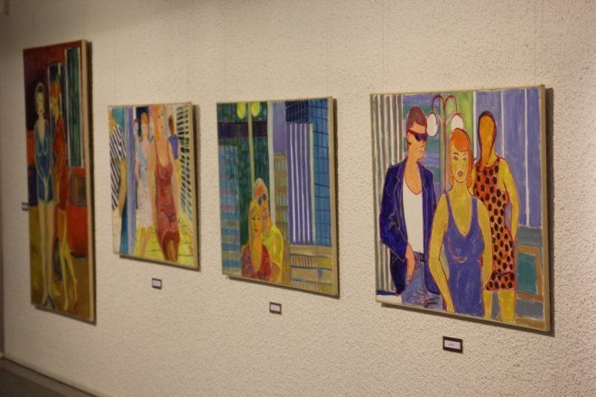 Wystawa obrazów Wojciecha Danisa w Galerii Ostrołęka [8 II 2013] - zdjęcie #15 - eOstroleka.pl