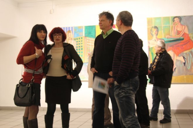 Wystawa obrazów Wojciecha Danisa w Galerii Ostrołęka [8 II 2013] - zdjęcie #7 - eOstroleka.pl