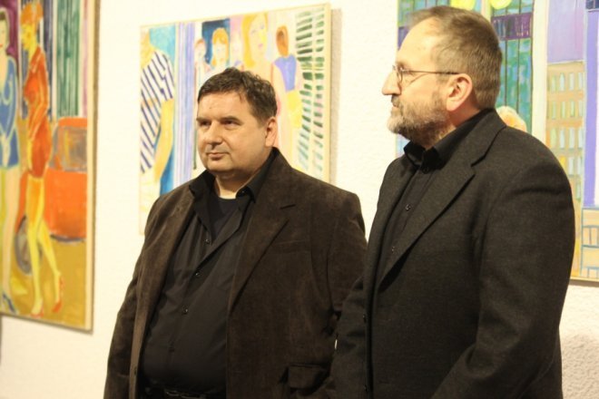 Wystawa obrazów Wojciecha Danisa w Galerii Ostrołęka [8 II 2013] - zdjęcie #5 - eOstroleka.pl