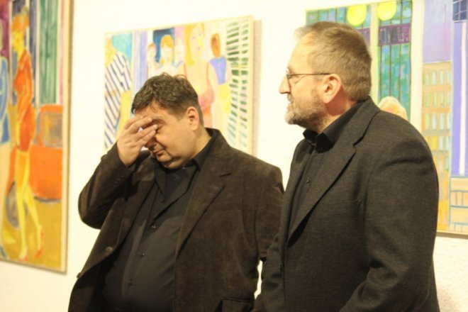 Wystawa obrazów Wojciecha Danisa w Galerii Ostrołęka [8 II 2013] - zdjęcie #4 - eOstroleka.pl