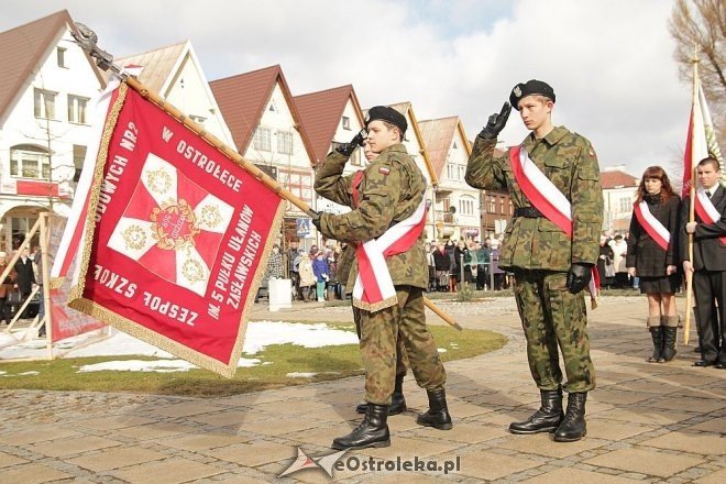 Miejskie Obchody Dnia Żołnierzy Wyklętych [01.03.2013] - zdjęcie #17 - eOstroleka.pl