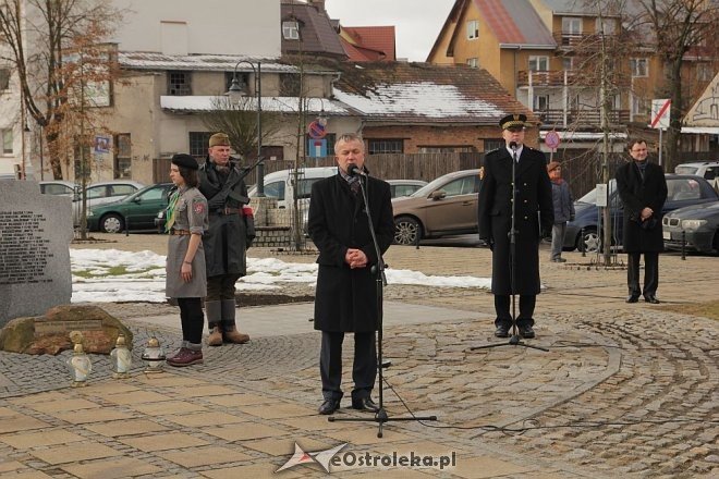 Miejskie Obchody Dnia Żołnierzy Wyklętych [01.03.2013] - zdjęcie #27 - eOstroleka.pl