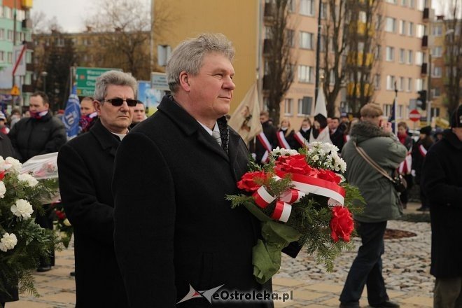 Miejskie Obchody Dnia Żołnierzy Wyklętych [01.03.2013] - zdjęcie #33 - eOstroleka.pl