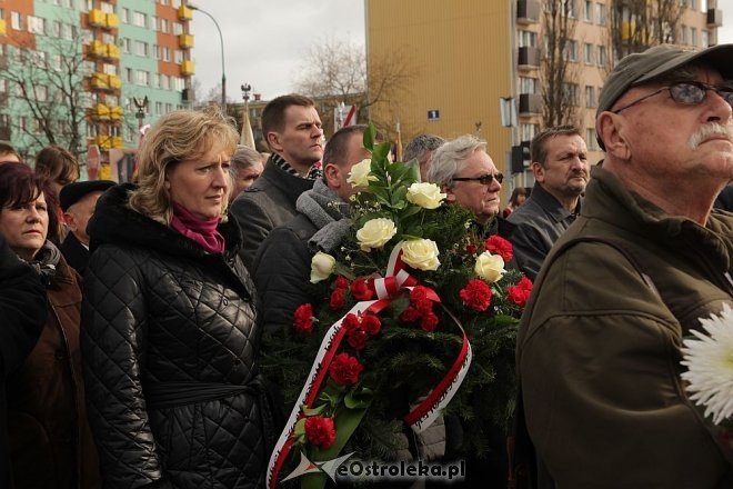 Miejskie Obchody Dnia Żołnierzy Wyklętych [01.03.2013] - zdjęcie #38 - eOstroleka.pl
