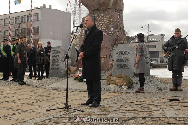 Miejskie Obchody Dnia Żołnierzy Wyklętych [01.03.2013] - zdjęcie #50 - eOstroleka.pl