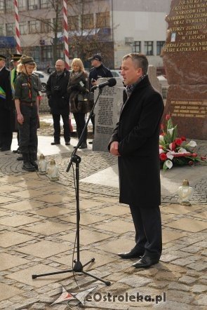 Miejskie Obchody Dnia Żołnierzy Wyklętych [01.03.2013] - zdjęcie #52 - eOstroleka.pl