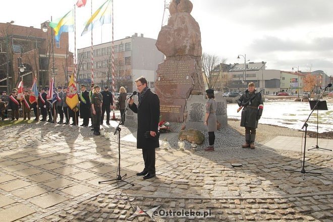 Miejskie Obchody Dnia Żołnierzy Wyklętych [01.03.2013] - zdjęcie #55 - eOstroleka.pl