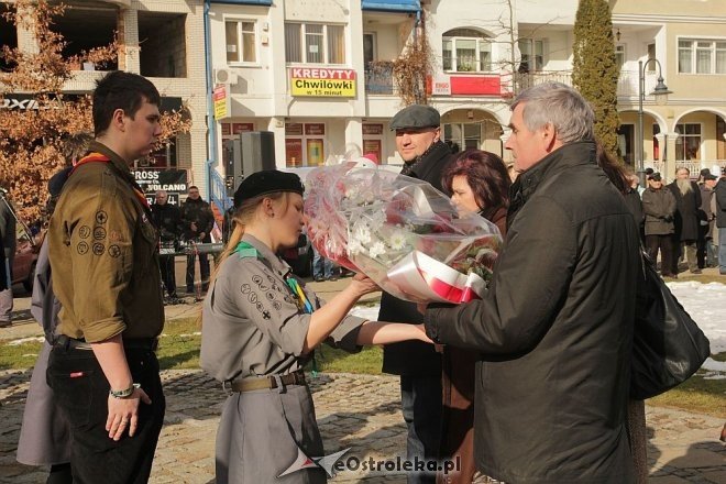 Miejskie Obchody Dnia Żołnierzy Wyklętych [01.03.2013] - zdjęcie #70 - eOstroleka.pl