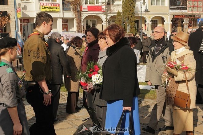 Miejskie Obchody Dnia Żołnierzy Wyklętych [01.03.2013] - zdjęcie #71 - eOstroleka.pl