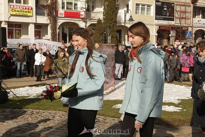 Miejskie Obchody Dnia Żołnierzy Wyklętych [01.03.2013] - zdjęcie #75 - eOstroleka.pl