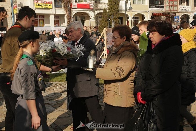 Miejskie Obchody Dnia Żołnierzy Wyklętych [01.03.2013] - zdjęcie #16 - eOstroleka.pl