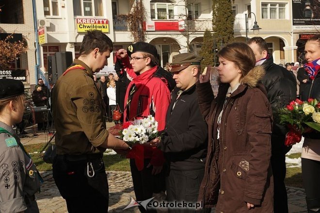 Miejskie Obchody Dnia Żołnierzy Wyklętych [01.03.2013] - zdjęcie #81 - eOstroleka.pl