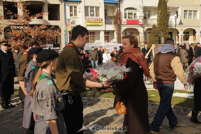 Miejskie Obchody Dnia Żołnierzy Wyklętych [01.03.2013] - zdjęcie #83 - eOstroleka.pl