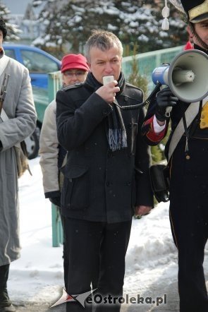 Marsz upamiętniający 150 rocznicę wybuchu Powstania Styczniowego [22.03.2013] - zdjęcie #60 - eOstroleka.pl