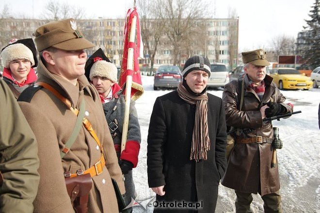 Marsz upamiętniający 150 rocznicę wybuchu Powstania Styczniowego [22.03.2013] - zdjęcie #44 - eOstroleka.pl
