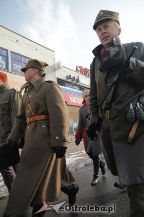 Marsz upamiętniający 150 rocznicę wybuchu Powstania Styczniowego [22.03.2013] - zdjęcie #20 - eOstroleka.pl