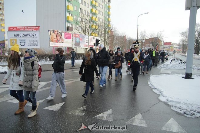 Marsz upamiętniający 150 rocznicę wybuchu Powstania Styczniowego [22.03.2013] - zdjęcie #46 - eOstroleka.pl