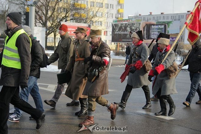 Marsz upamiętniający 150 rocznicę wybuchu Powstania Styczniowego [22.03.2013] - zdjęcie #49 - eOstroleka.pl
