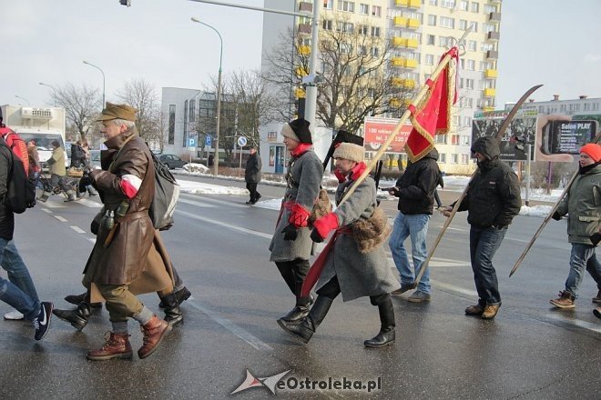 Marsz upamiętniający 150 rocznicę wybuchu Powstania Styczniowego [22.03.2013] - zdjęcie #50 - eOstroleka.pl