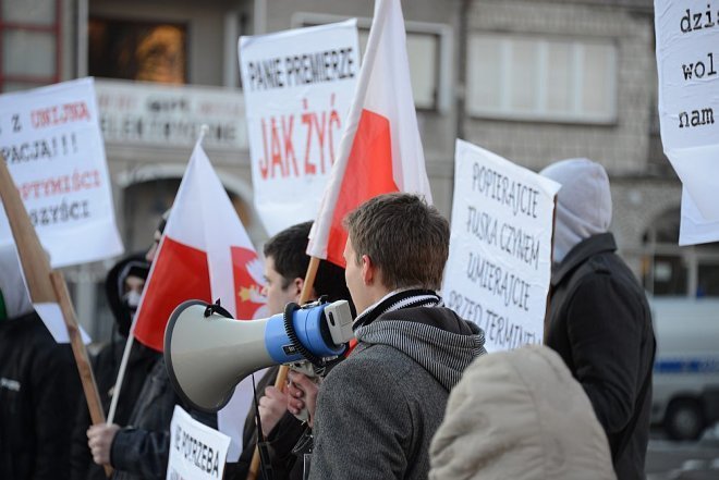 Wiosna bez Tuska protest przeciwko rządom PO [23.03.2013] - zdjęcie #15 - eOstroleka.pl