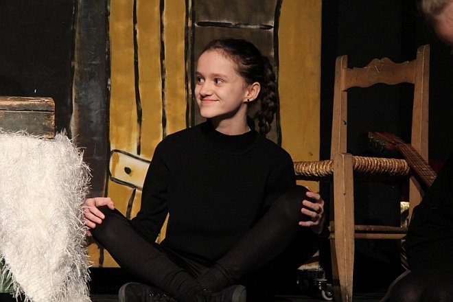 Poranek teatralny w klubie Oczko [25 III 2012] - zdjęcie #6 - eOstroleka.pl