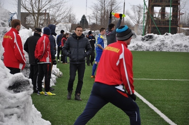 Liga okręgowa: Korona HiD Ostrołęka - Makowianka Maków Mazowiecki (06.04.2013) - zdjęcie #47 - eOstroleka.pl