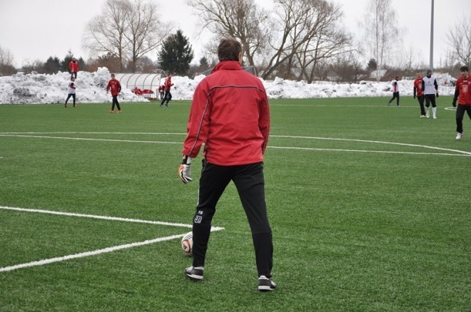 Sparing: Narew Ostrołęka - ŁKS Łomża (06.04.2013) - zdjęcie #31 - eOstroleka.pl