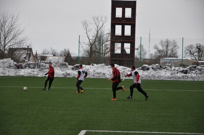 Sparing: Narew Ostrołęka - ŁKS Łomża (06.04.2013) - zdjęcie #30 - eOstroleka.pl