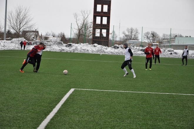 Sparing: Narew Ostrołęka - ŁKS Łomża (06.04.2013) - zdjęcie #28 - eOstroleka.pl