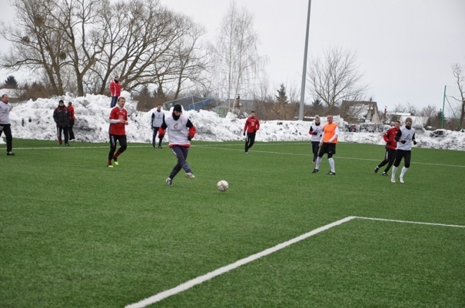Sparing: Narew Ostrołęka - ŁKS Łomża (06.04.2013) - zdjęcie #7 - eOstroleka.pl