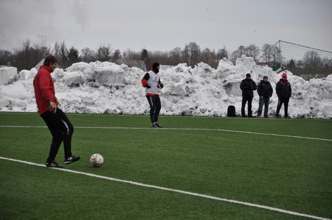 Sparing: Narew Ostrołęka - ŁKS Łomża (06.04.2013) - zdjęcie #6 - eOstroleka.pl