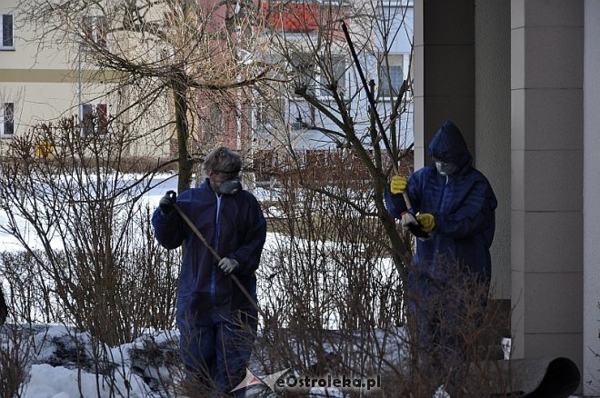 Pożar piwnicy na Rejmonta 9 [08.04.2013] - zdjęcie #26 - eOstroleka.pl