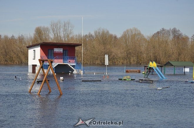 Woda w Narwi przekroczyła już 4 metry [22.04.2013] - zdjęcie #17 - eOstroleka.pl