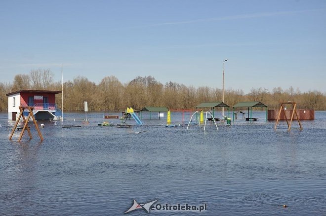 Woda w Narwi przekroczyła już 4 metry [22.04.2013] - zdjęcie #18 - eOstroleka.pl