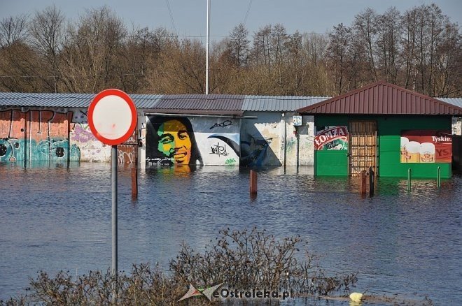 Woda w Narwi przekroczyła już 4 metry [22.04.2013] - zdjęcie #19 - eOstroleka.pl