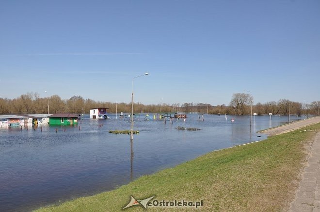 Woda w Narwi przekroczyła już 4 metry [22.04.2013] - zdjęcie #25 - eOstroleka.pl