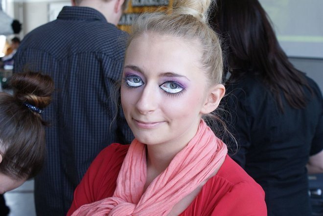 Konkurs Makijażu w Zespole Szkół Zawodowych nr 2 w Ostrołęce [20.04.2013] - zdjęcie #52 - eOstroleka.pl