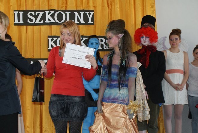 Konkurs Makijażu w Zespole Szkół Zawodowych nr 2 w Ostrołęce [20.04.2013] - zdjęcie #16 - eOstroleka.pl
