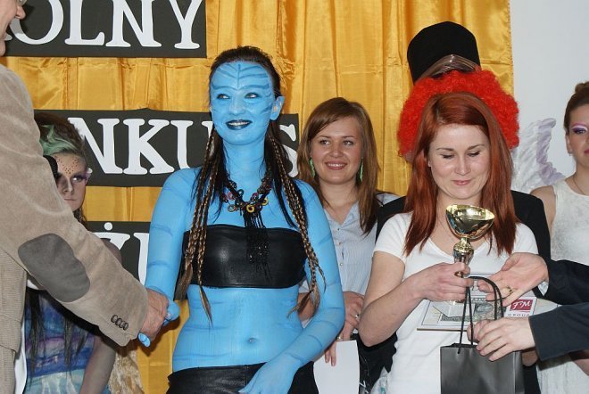Konkurs Makijażu w Zespole Szkół Zawodowych nr 2 w Ostrołęce [20.04.2013] - zdjęcie #70 - eOstroleka.pl